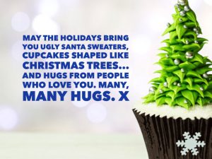 Have a holiday hug or ten.